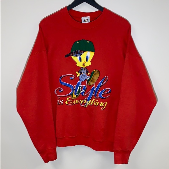 Vintage Other - Vtg ‘96 Tweety Bird Crewneck Sweater